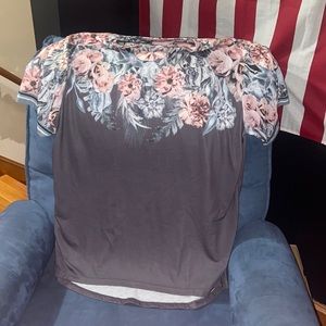 Men’s floral size 2XL primark flower coral shirt